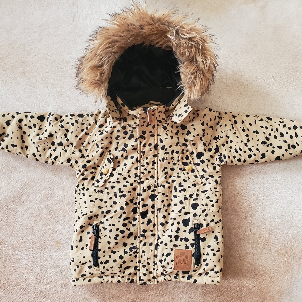 Mini Rodini Leopard Kids Winter Parka